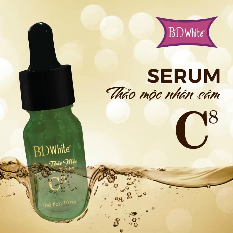 Serum Mụn BD White Thảo Mộc Nhân Sâm C8 10ml