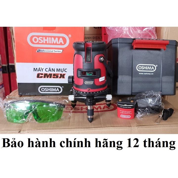 Máy cân mực laser 5 tia xanh oshima CM5X
