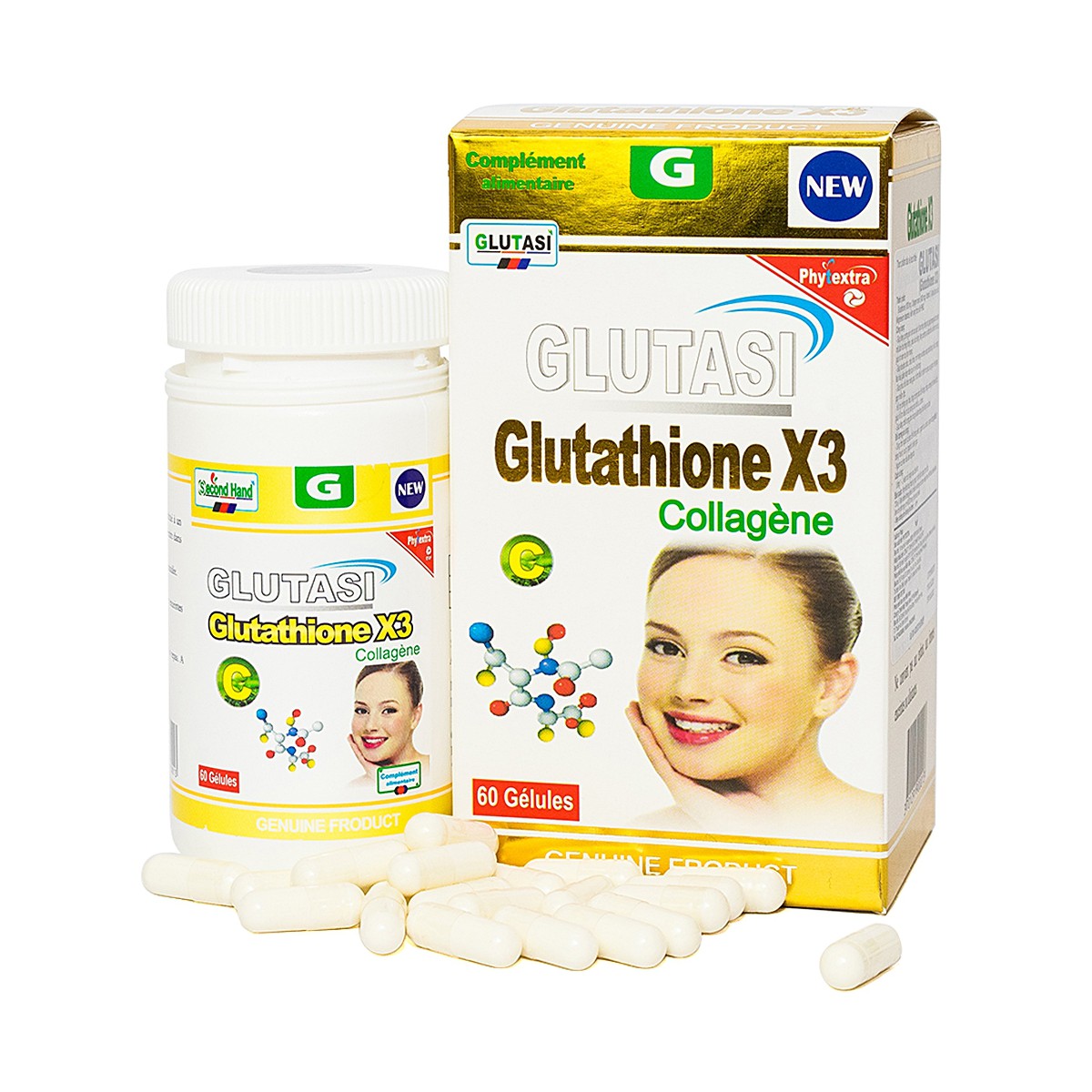 NHẬP KHẨU) VIÊN UỐNG COLLAGEN - GLUTASI COLLAGEN
