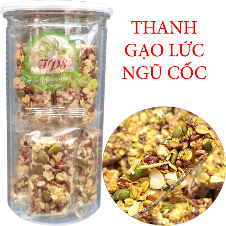 250g Thanh Cơm Gạo Lức Ngũ Cốc Siêu Hạt Hiệu TPS