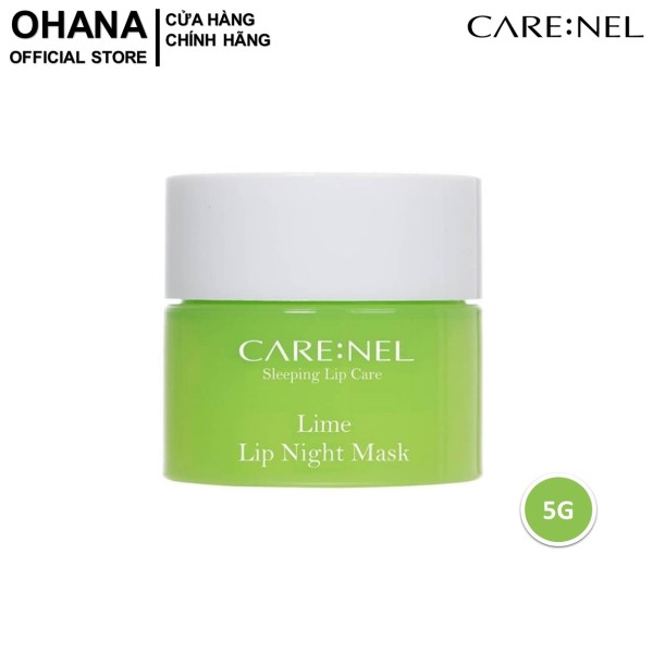 Mặt Nạ Ngủ Môi Dưỡng Ẩm, Tẩy Tế Bào Chết Môi Hương Chanh Care:nel Lime Lip Night Mask 5g - Xanh Lá nhập khẩu