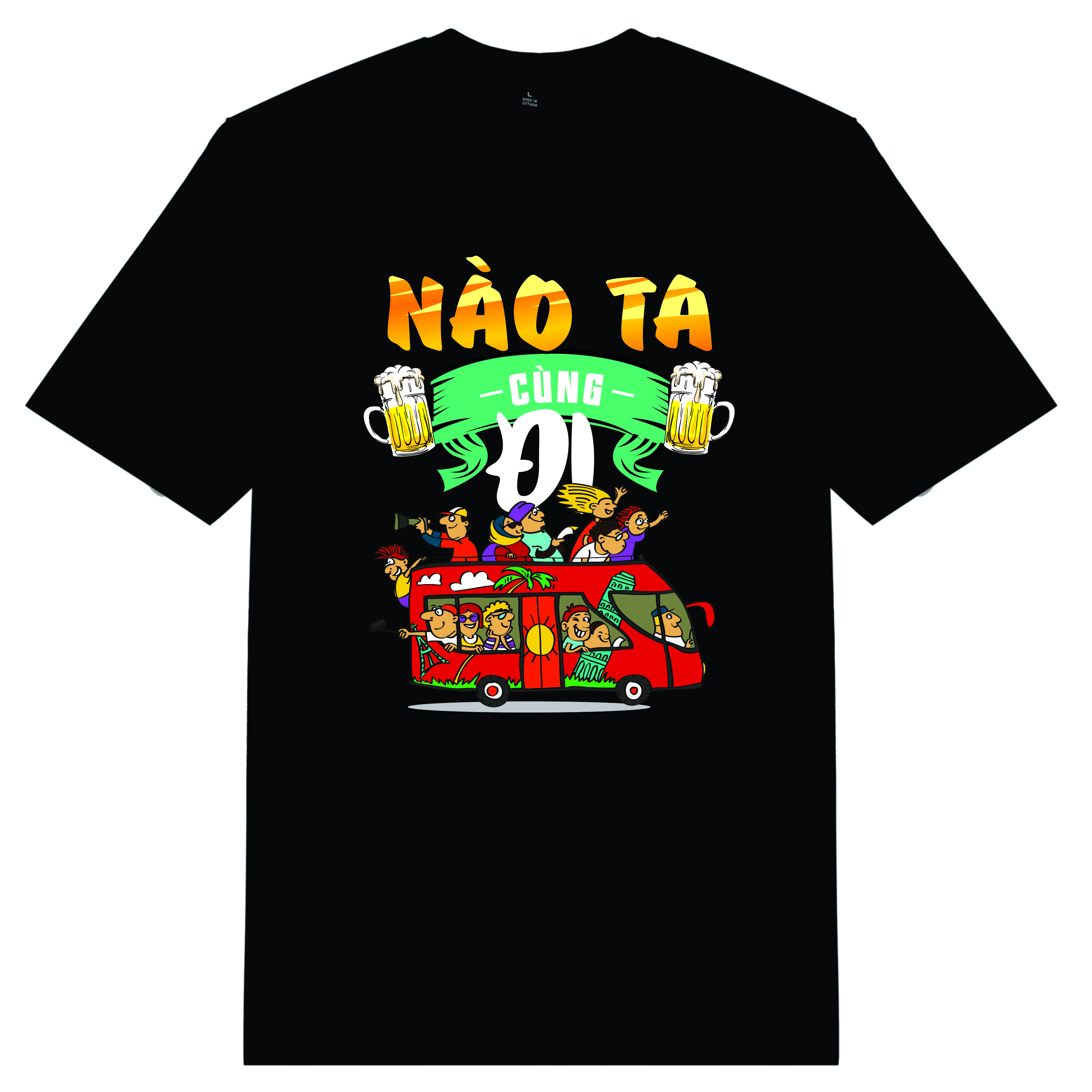 Áo thun cổ tròn áo lớp, áo nhóm, áo gia đình nào ta cùng đi