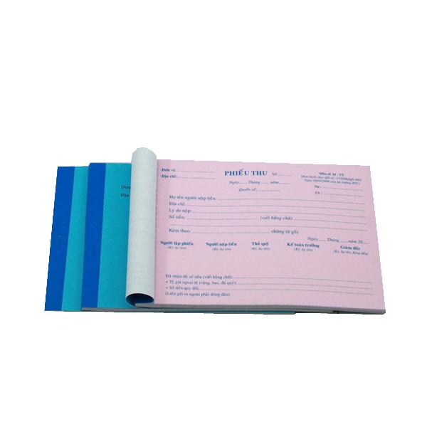 10 cuốn phiếu thu 2 liên 100 tờ 13x19cm