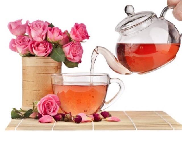 Trà hoa hồng khô Đà Lạt 100g - dùng pha trà