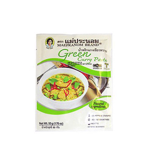 GIA VỊ CÀ RI XANH MAE PRANOM 50G