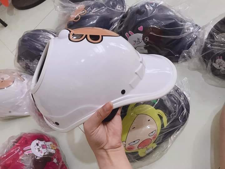 Mũ bảo hiểm Buộc Tóc Nữ  - Mũ khoét đỉnh