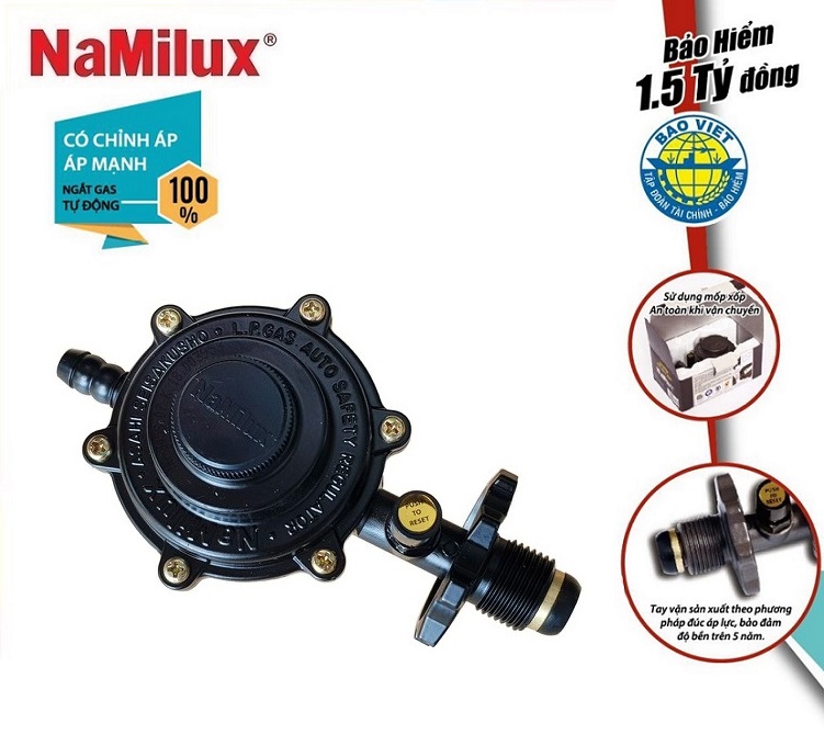 BỘ VAN ĐIỀU ÁP NGẮT GAS TỰ ĐỘNG NAMILUX NA-345S-VN BẢO VỆ AN TOÀN