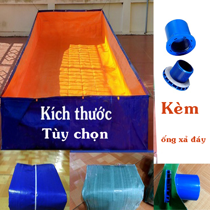 Bể bạt nuôi ốc, ếch, lươn, cá bạt 2 da loại 1 chất lượng nhiều kích thước lựa chọn