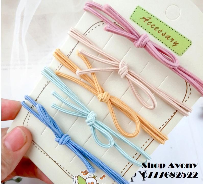 [HCM]Combo 5 dây cột tóc trẻ em đính hình chú ong