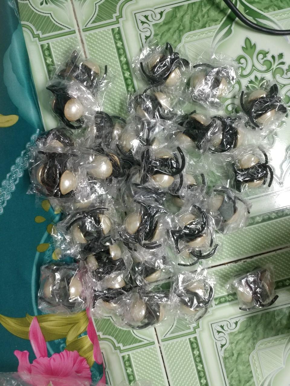 [HCM]Kẹp tóc ngọc trai đơn giản