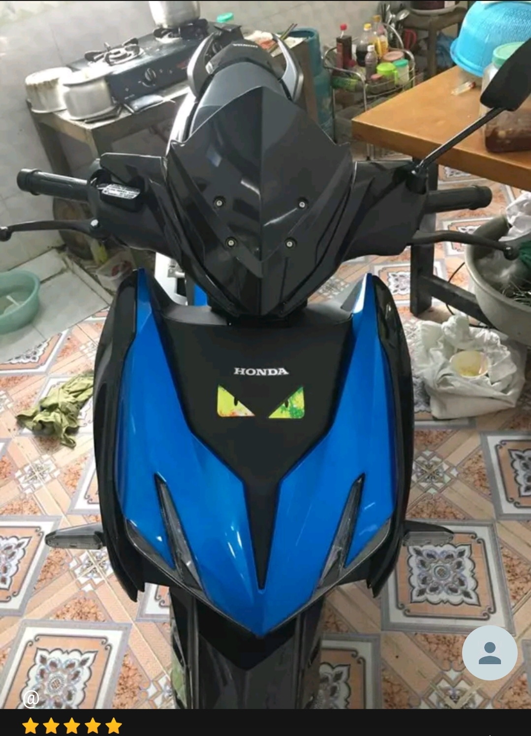 Mão pha lê 4 lổ đầu sói xe WINNER X V2 2019-2021