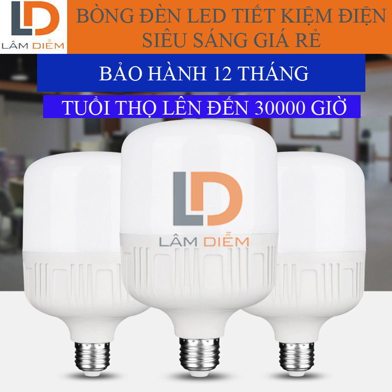 BÓNG ĐÈN LED TRỤ TIẾT KIỆM ĐIỆN KÍN NƯỚC SIÊU SÁNG GIÁ RẺ