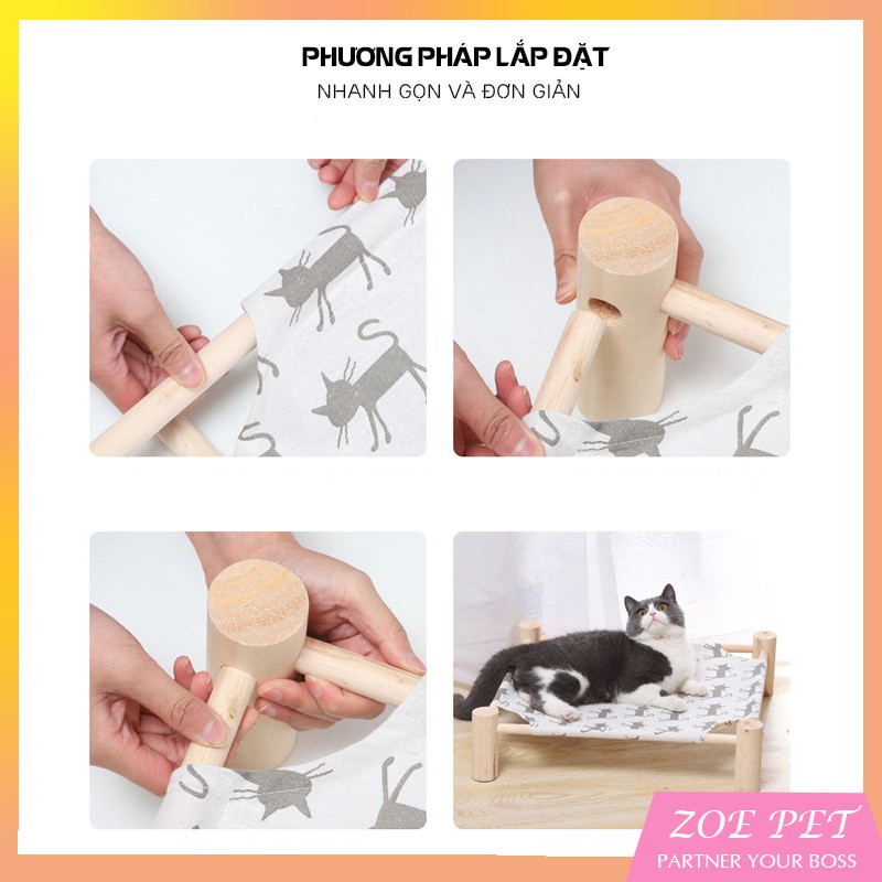 Giường Cho Mèo Phong Cách Nhật