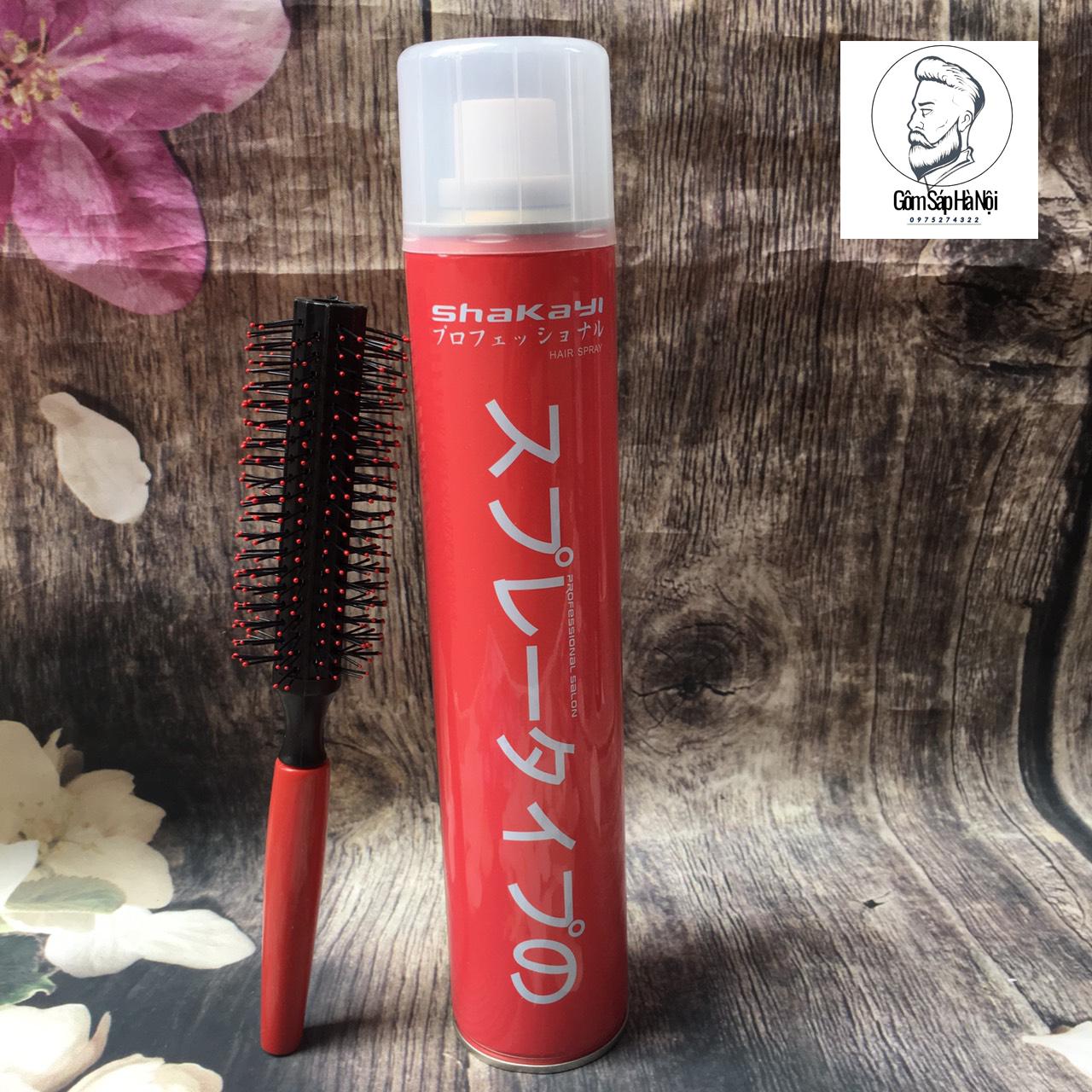 Combo 2 Gôm xịt Tóc Silhoute + Shakya  +  Sáo Vuốt Tóc Osis