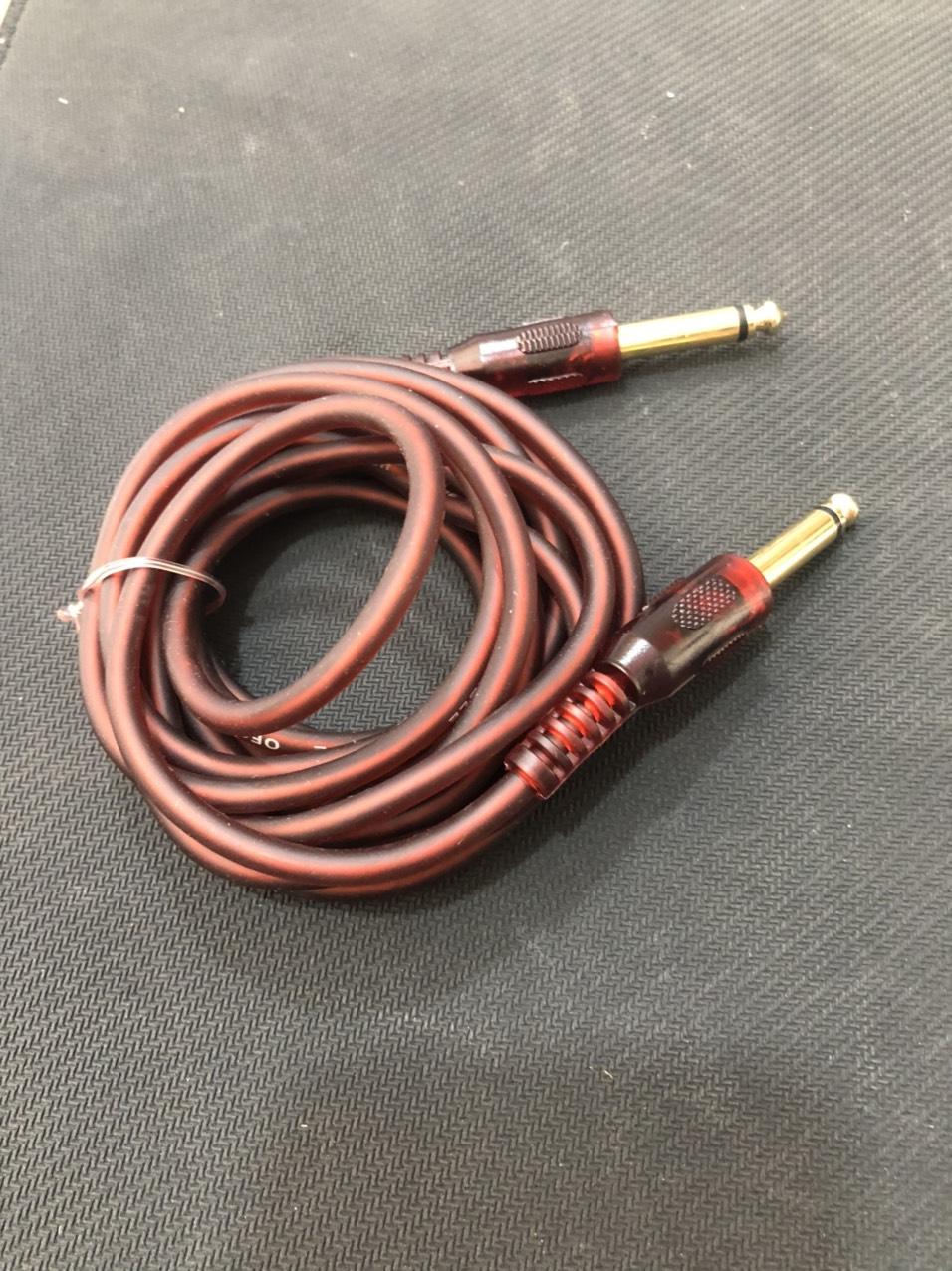 Dây 2 đầu jack 6.5ly dài 3 mét màu nâu dẻo