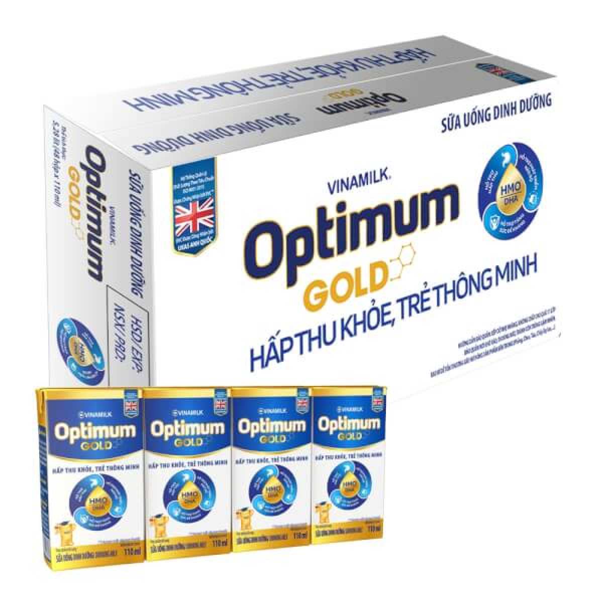 THÙNG 48 HỘP SỮA BỘT PHA SẴN OPTIMUM GOLD 110ML