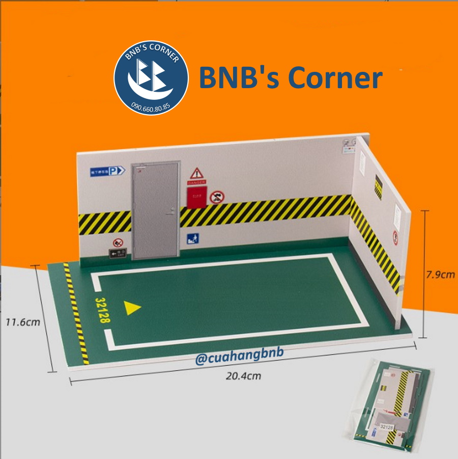 [BNB's Corner] Mô hình gara xe hơi tỉ lệ 1:32 bằng formex