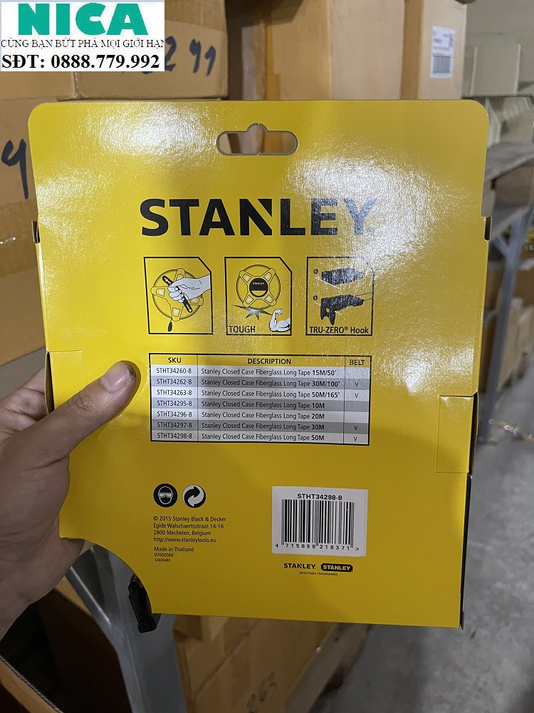 Thước dây cuộn 50m  Stanley STHT34298-8