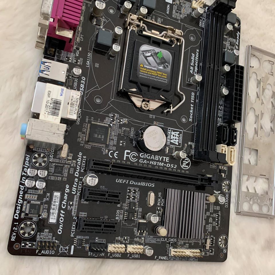 Mainboard Gigabyte H81M-DS2 Socket 1150 nguyên zin