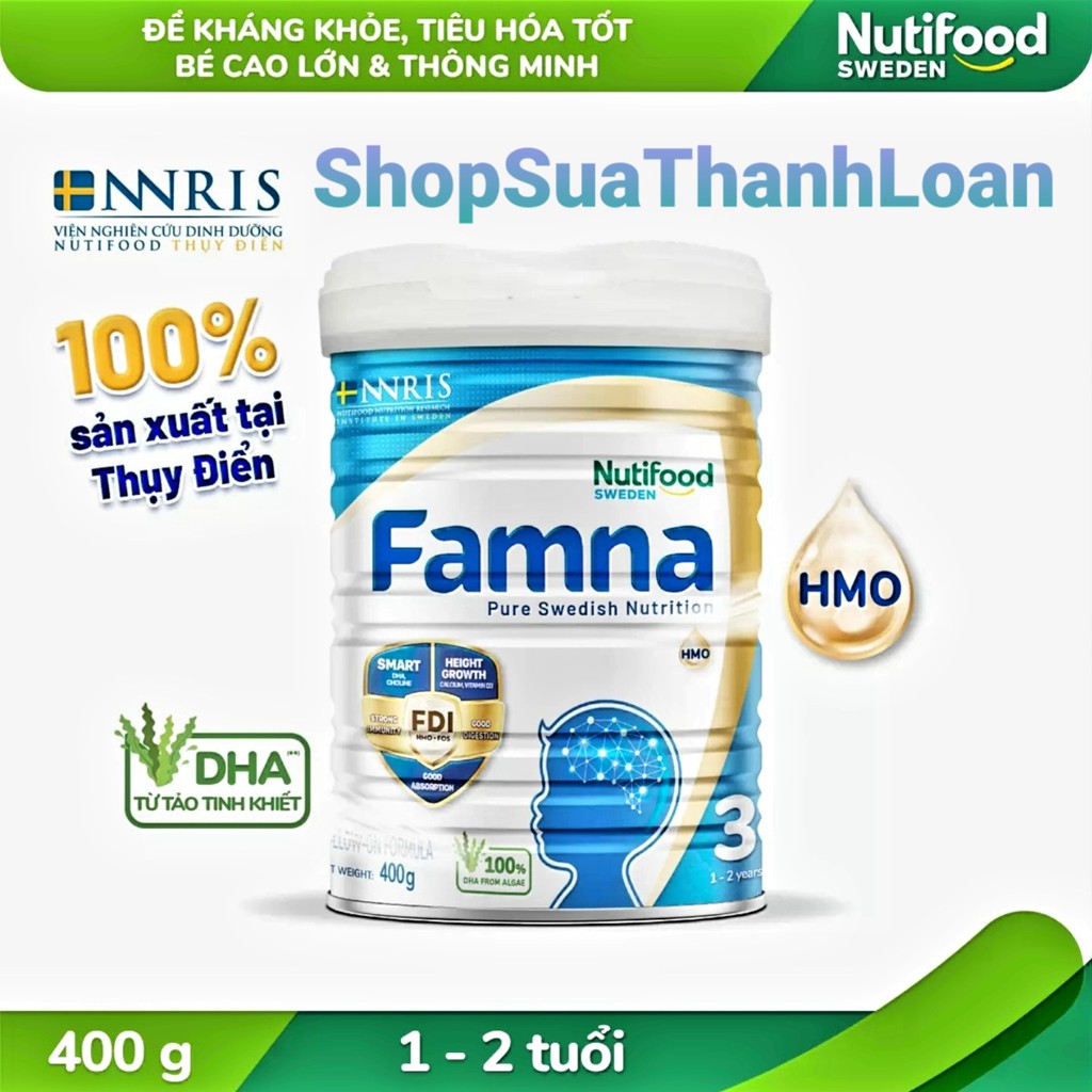 Date 2024 Sữa bột Famna số 1,2,3,4 850g.....: