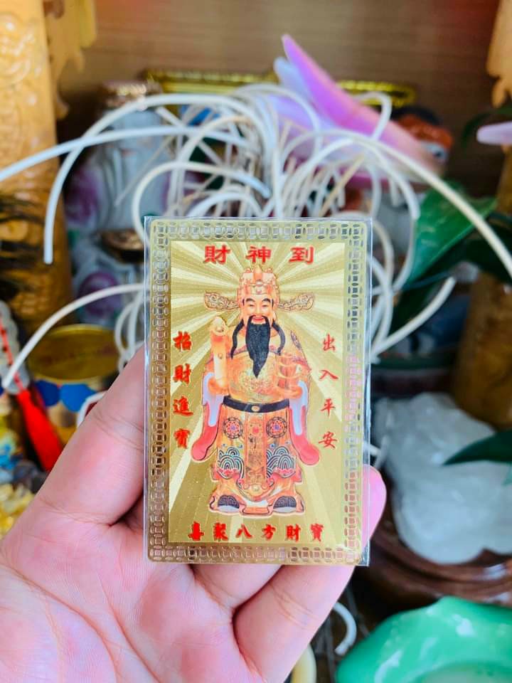 Túi thần tài, Kim bài thần tài