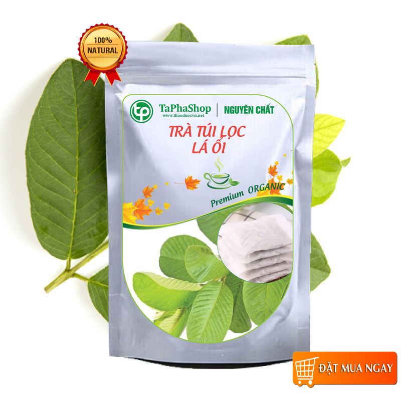 Trà lá ổi túi lọc, nhuận tràng, giảm cân, ổn định đường huyết, ngừa ung thư - tấn phát