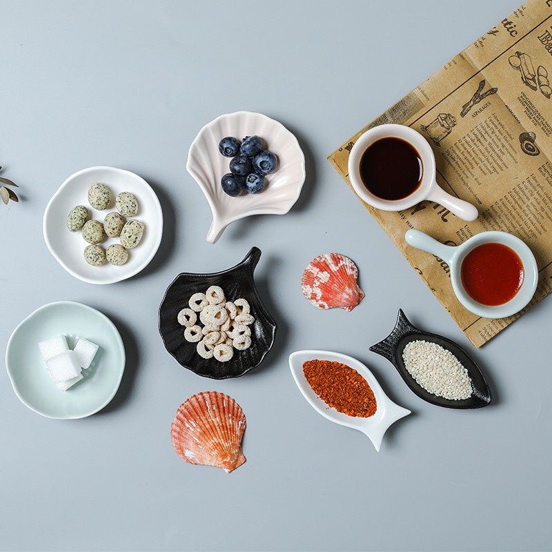 BÁT ĐỰNG GIA VỊ, CHÉN ĐỰNG SNACK CÓ TAY CẦM
