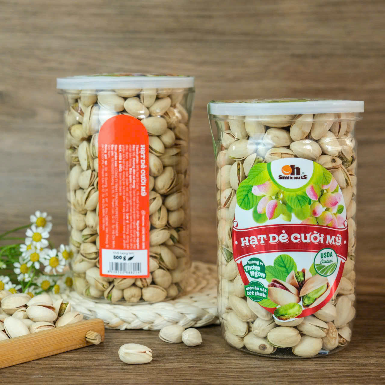 Hạt Dẻ Cười Mỹ Smile Nút - Hủ 500gr