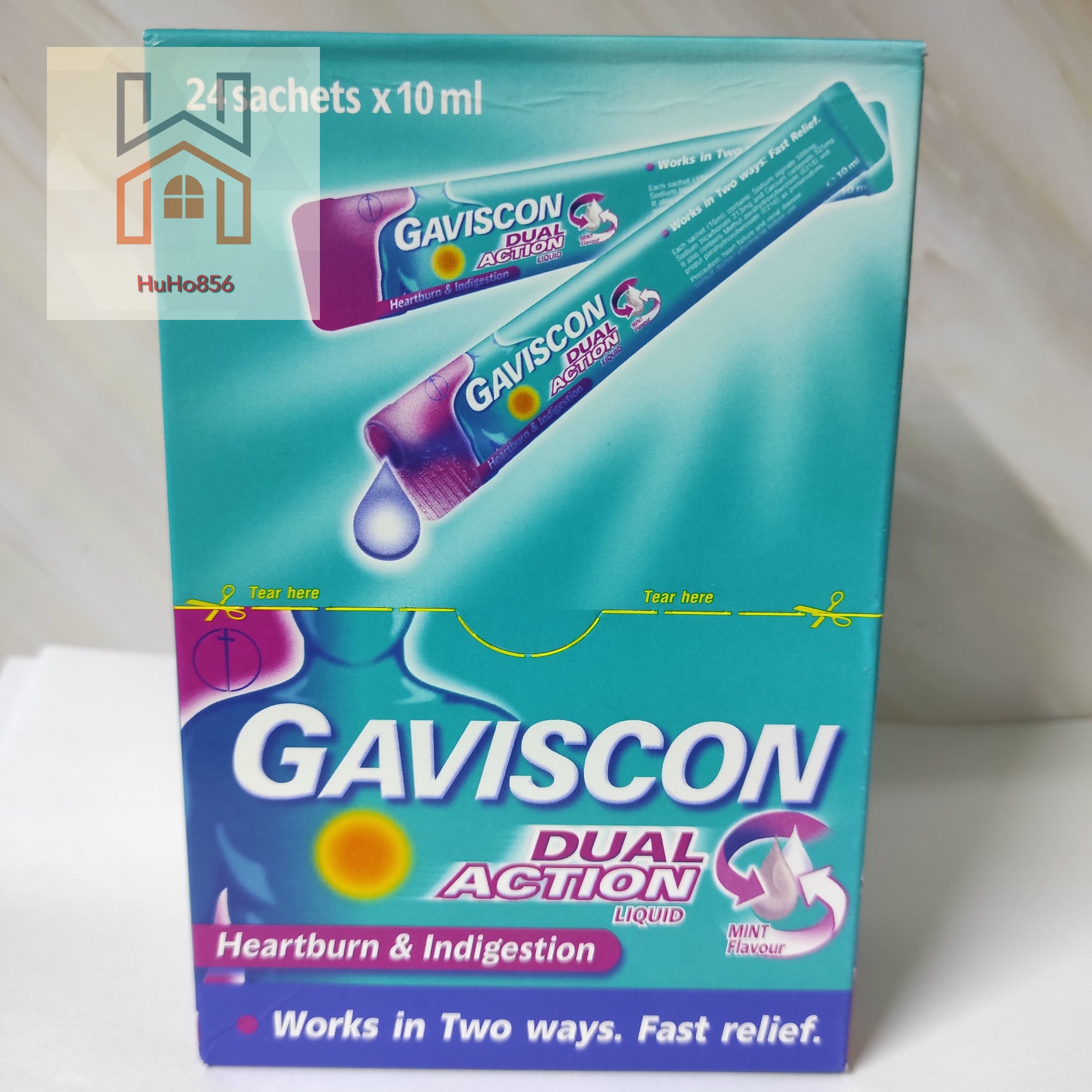 Gaviscon Dual Action 24 Gói X 10Ml