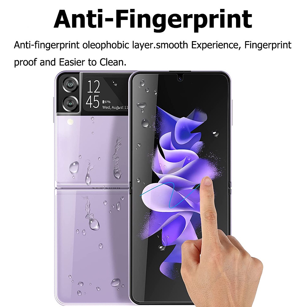 Miếng Dán Hydrogel Mềm Nhám Linh Hoạt Bảo Vệ Màn Hình Trước / Sau Cho Samsung Z Flip5 4 Flip3 Z Flip 3 2 1