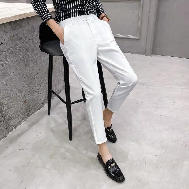 [HOT][FREESHIP] Quần âu tây nam trắng hàn quốc - BeBe-Store