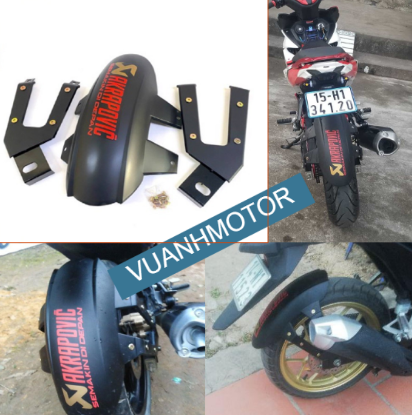 Dè chắn bùn sau 4 chân gắn exciter 150 / exciter 155 vva / winner v1 150 / winner x ...