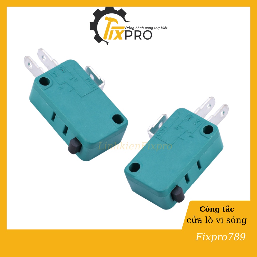 Công tắc cửa lò vi sóng kw7-0 16a 250v 3 chân