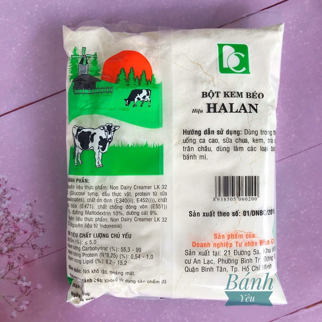 Bột kem béo Creamer Hà Lan 500g - Bột kem béo trà sữa cà phê bánh ngọt