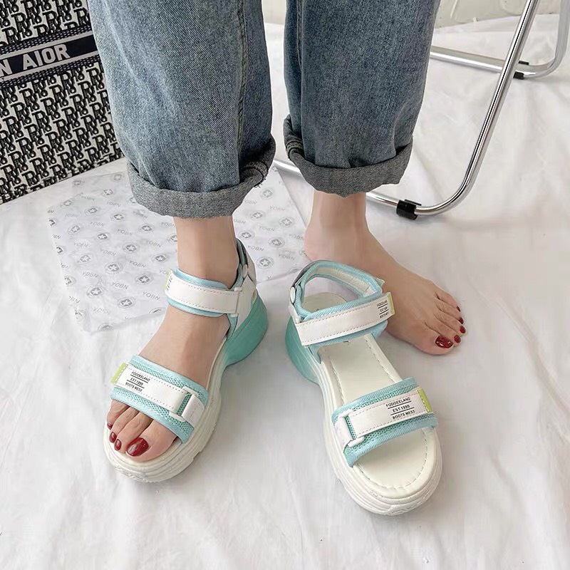 Free ship 50k dép quai hậu , sandal quai hậu nữ nâng đế cao cấp 104