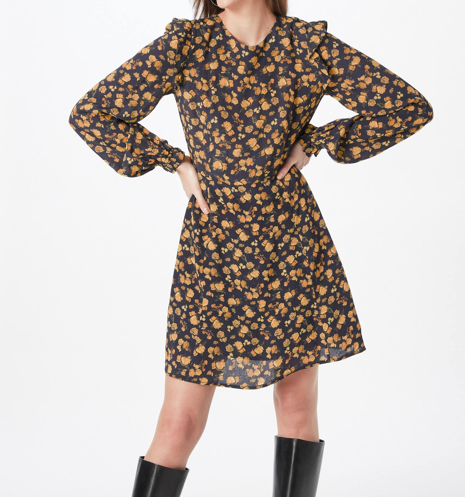 ĐẦM T0MMY RUFFLED FIT AND FLARE