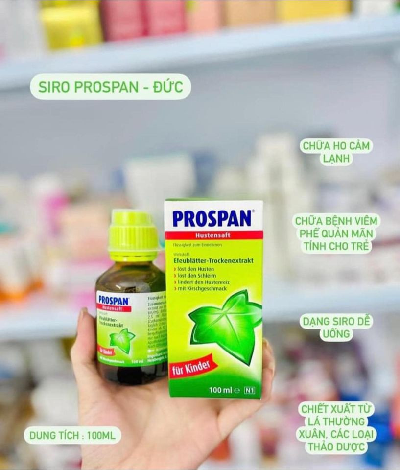 Siro ho Prospan Đức Hustensaft 100ml