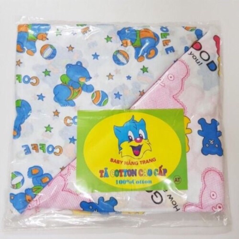 Tã chéo Hằng Trang 100% cotton cho bé sơ sinh