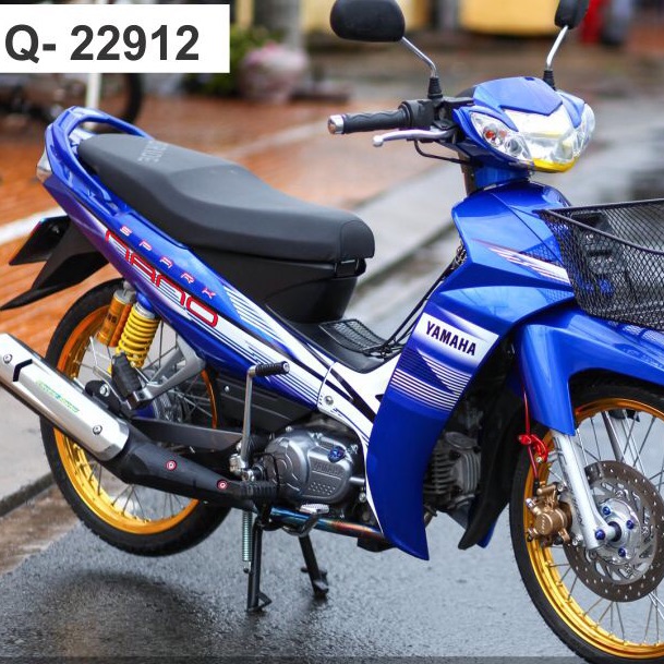 Tem rời Sirius Spark nano dán xe xanh gp