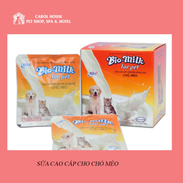 Combo 10 gói sữa BIO MILK FOR PET - Sữa Bột Cho Chó Mèo Bio Milk (100g)