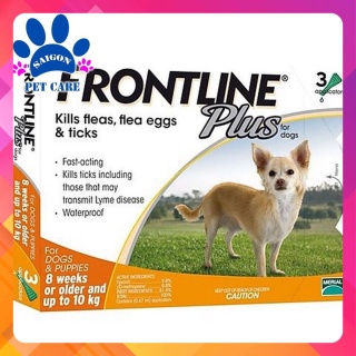 CHÍNH HÃNG Nhỏ gáy trị ve rận, bọ chét Frontline Plus cho chó 1 ống thumbnail