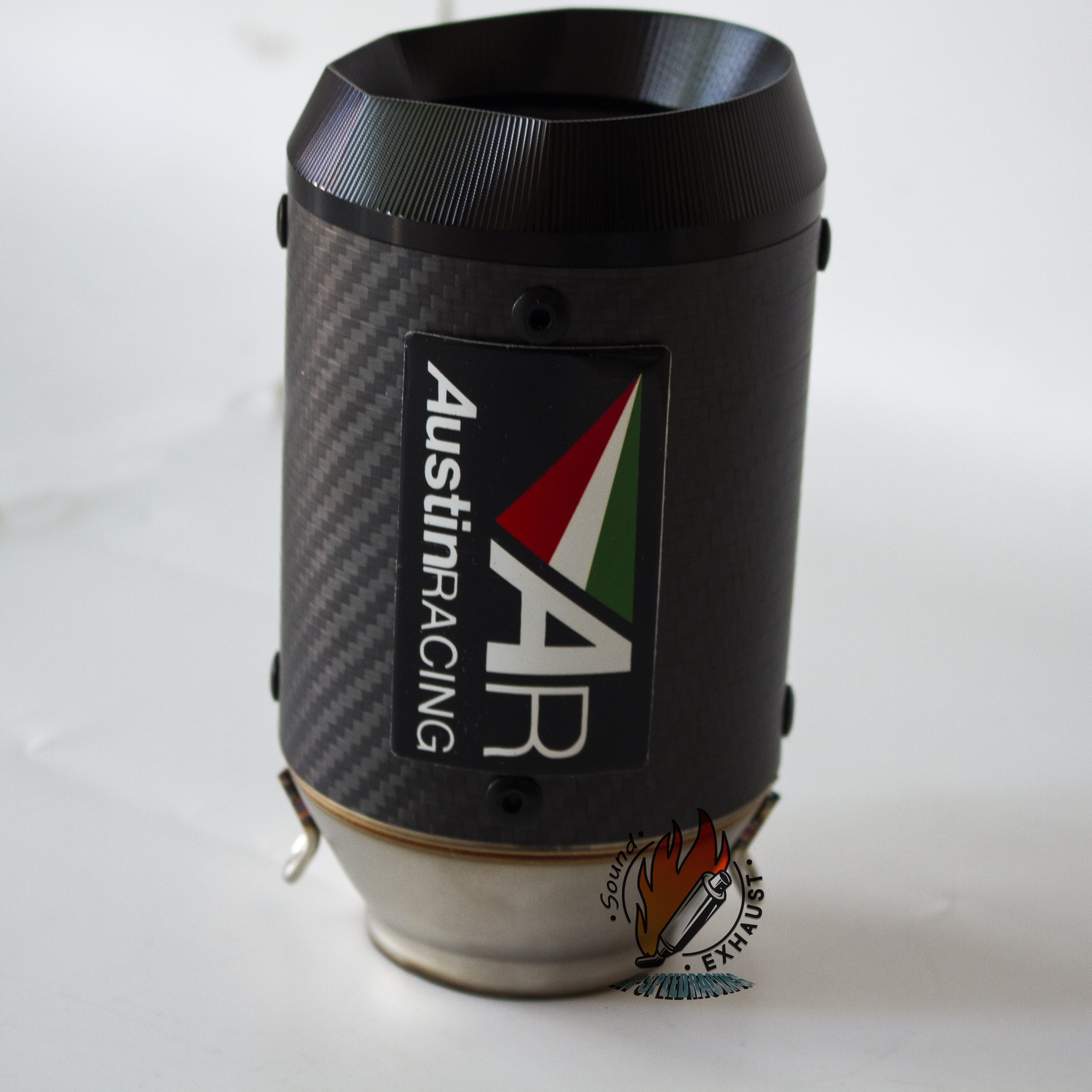 Pô Austin Racing Full Carbon Nhập Khẩu Cao Cấp