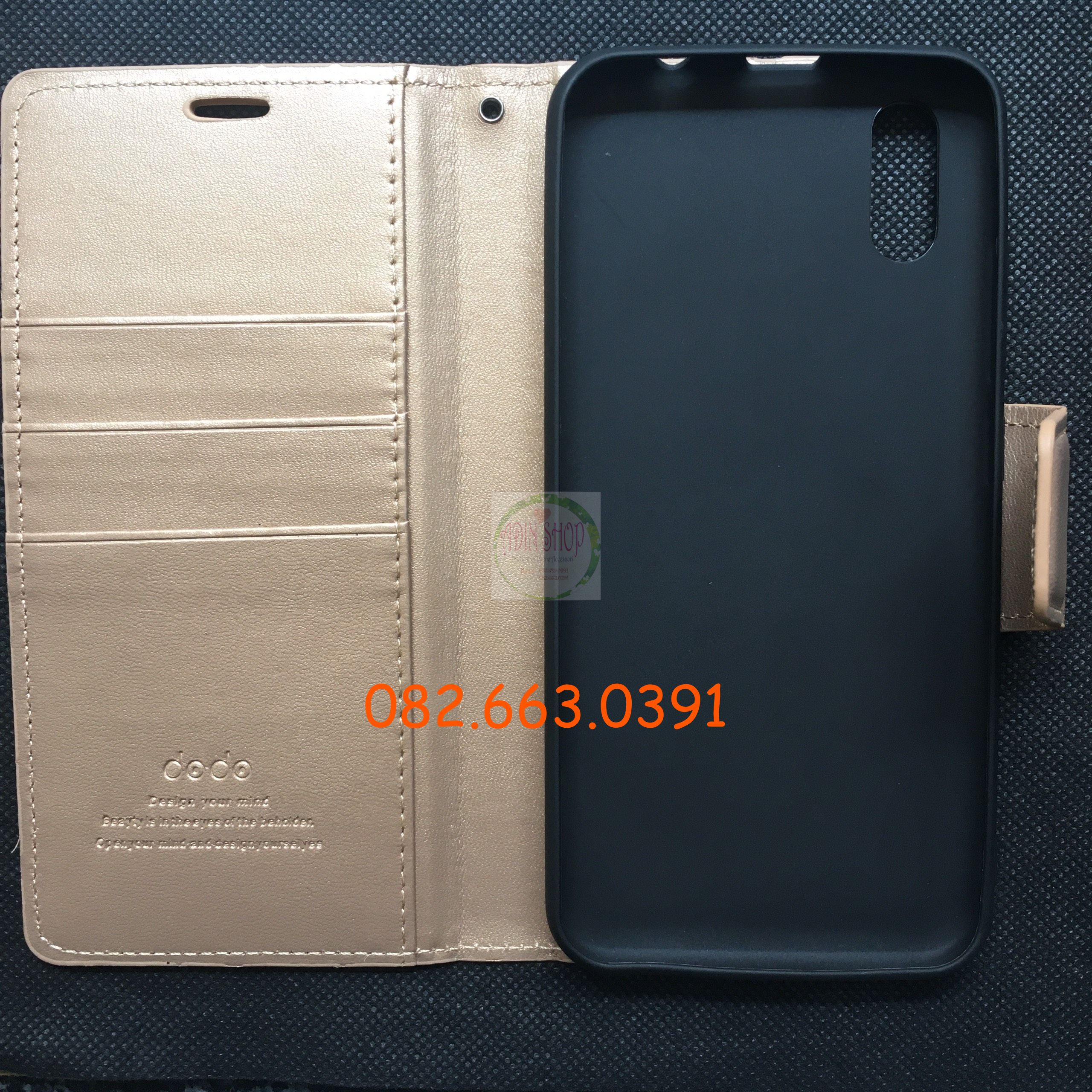 [HCM]Bao da ốp lưng nắp gập vsmart star sang trọng