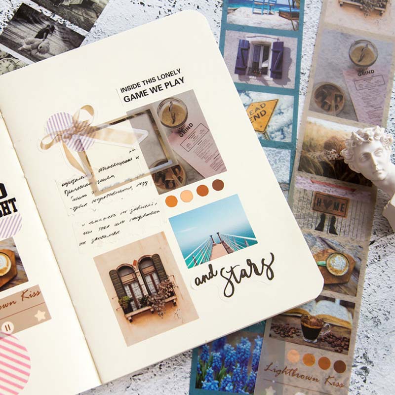Sticker phong cảnh trang trí sổ Bullet Journal Be Tiny