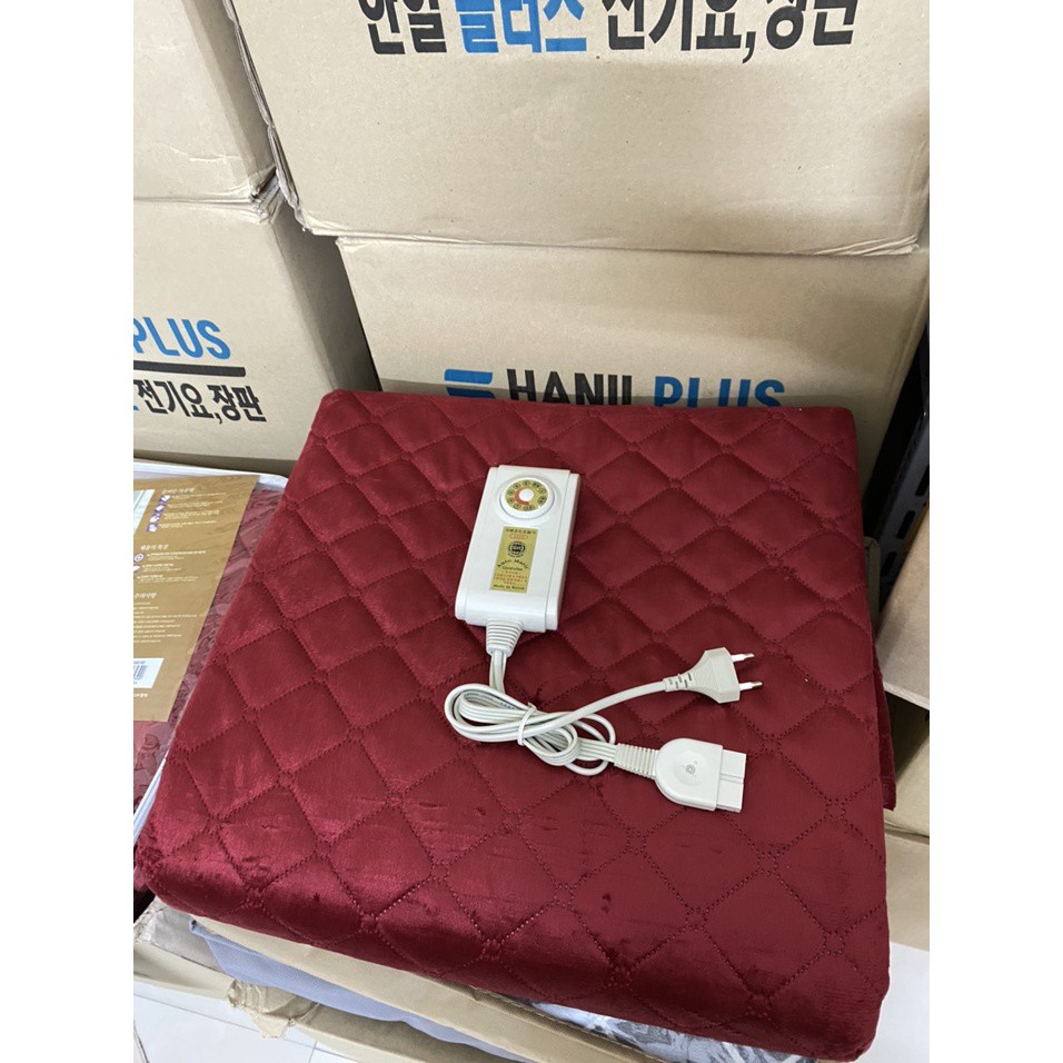 Chăn điện hanil chất liệu nhung hàn quốc