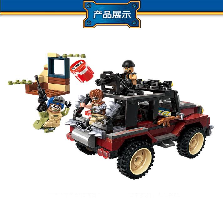 Bộ lắp ráp xe Jeep - cuộc phục kích ( Thunder Mission Series )