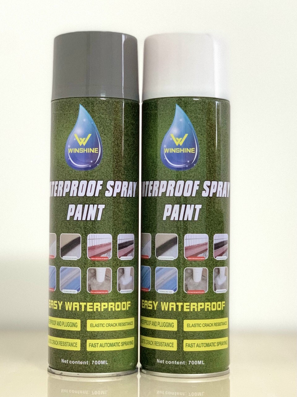 BÁO GIÁ Bình Xịt Chống Thấm Màu Trắng | Shopee Lazada Sendo Tiki mới nhất 56 Bình xịt chống thấm Wínhine ct2 dạng nước màu xám & trắng cực hot g4dc