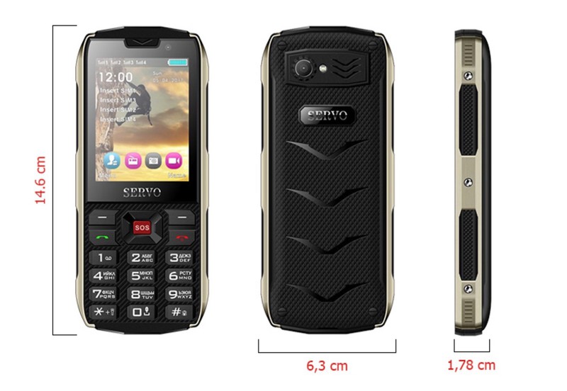 Hanrui - điện thoại servo 4 sim 4 sóng