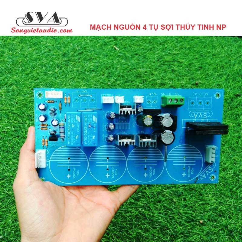 MẠCH NGUỒN 4 TỤ SỢI THỦY TINH (2 KÊNH) NP -  1 MẠCH