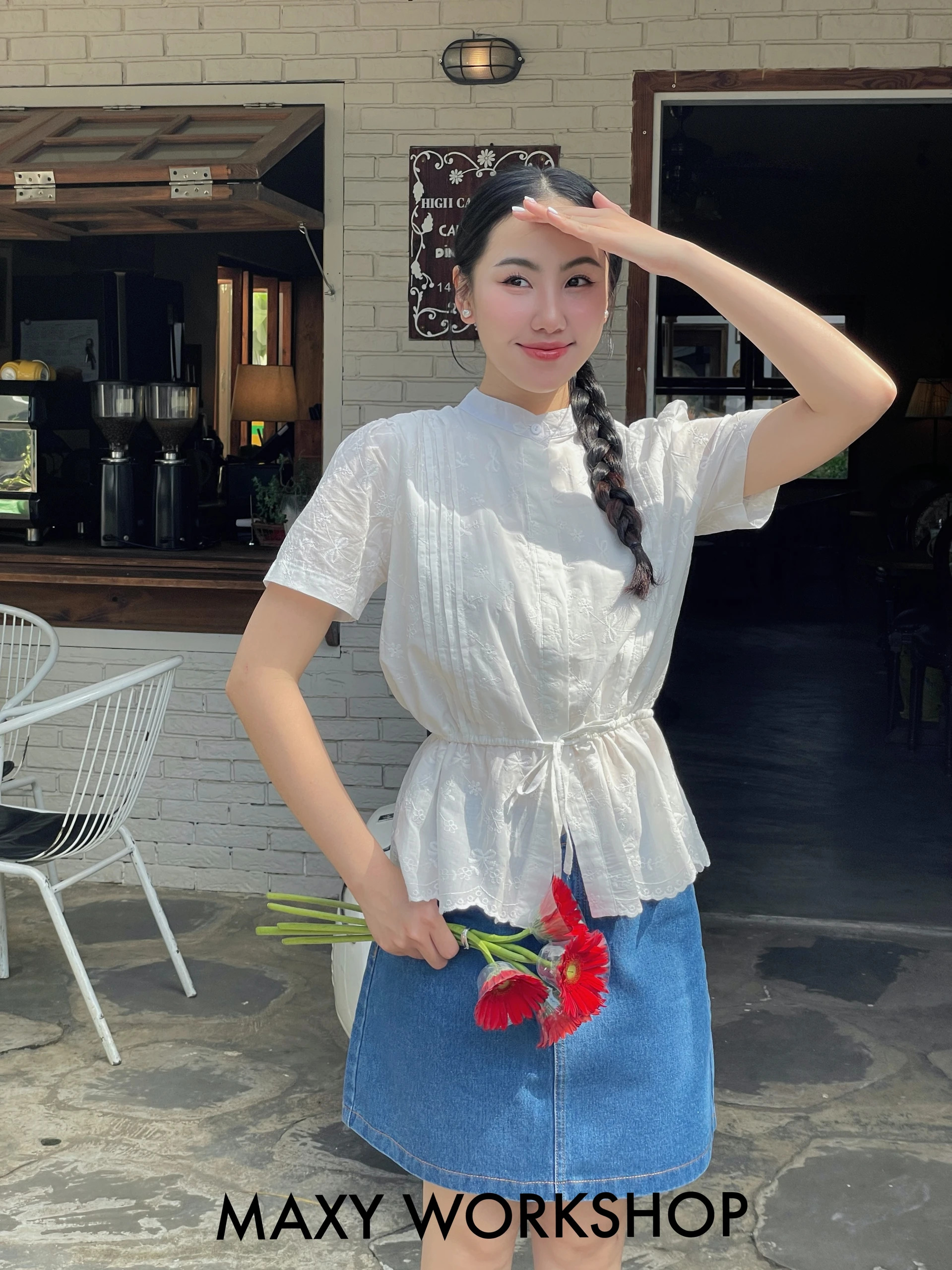 Quần váy nữ cá tính Jeans Skirt Maxy Workshop